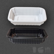 실링용기 TY19154호 화이트 블랙 600개 700ml 깨끗 튼튼한 일회용포장용기 뚜껑별도