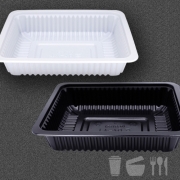 실링용기 TY 70호 화이트 블랙 600개 1,000ml 깨끗 튼튼 일회용포장용기 뚜껑별도