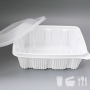 사각찜용기_대 100개세트 몸통+뚜껑