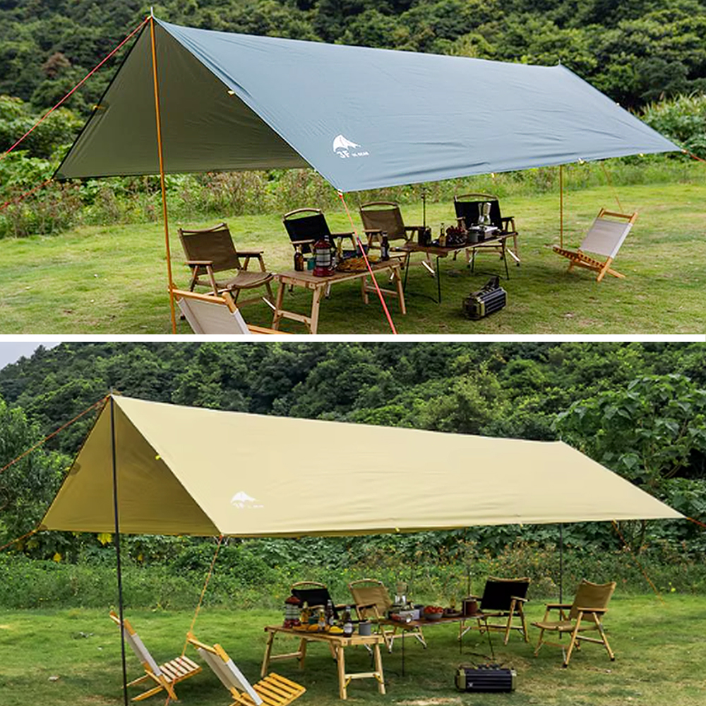 3F UL GEAR 캠핑 경량 렉타 타프 그늘막 폴대포함 4x3m