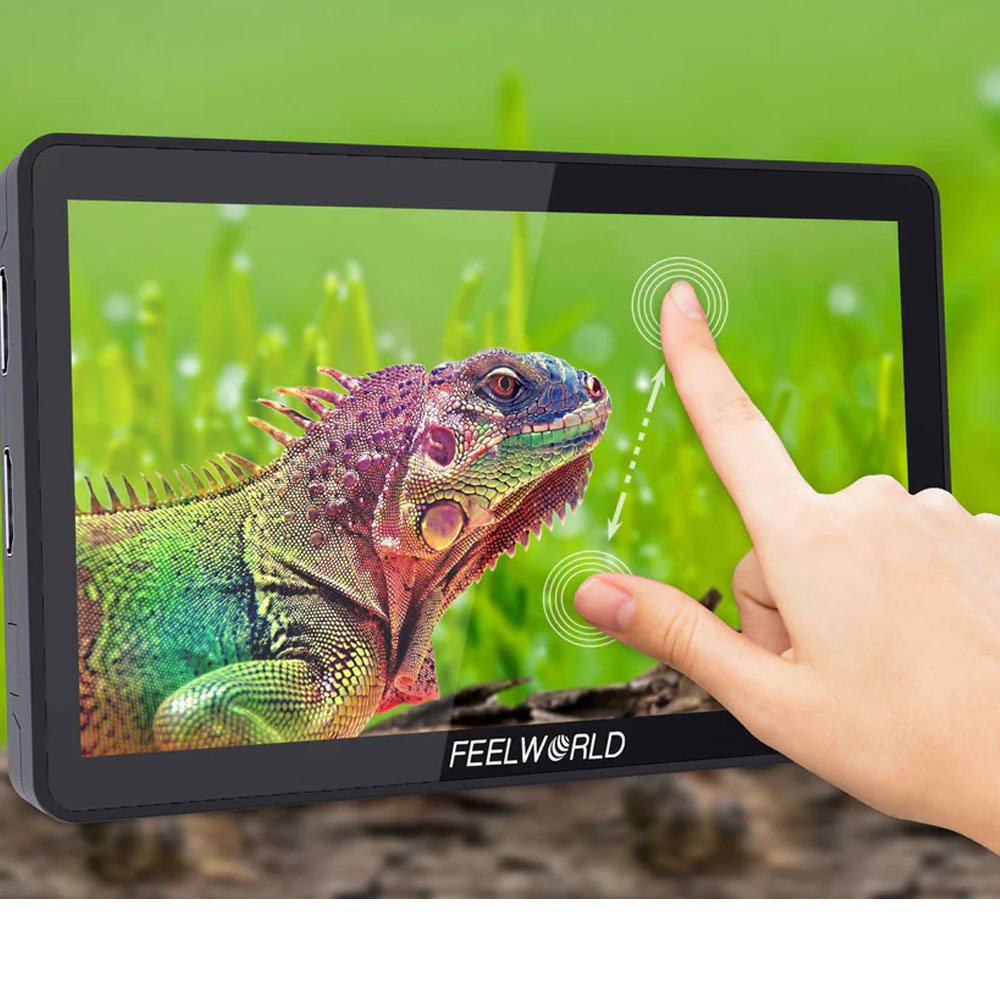 필월드 F6 PLUS X 4K 카메라 프리뷰모니터 5.5인치 터치스크린