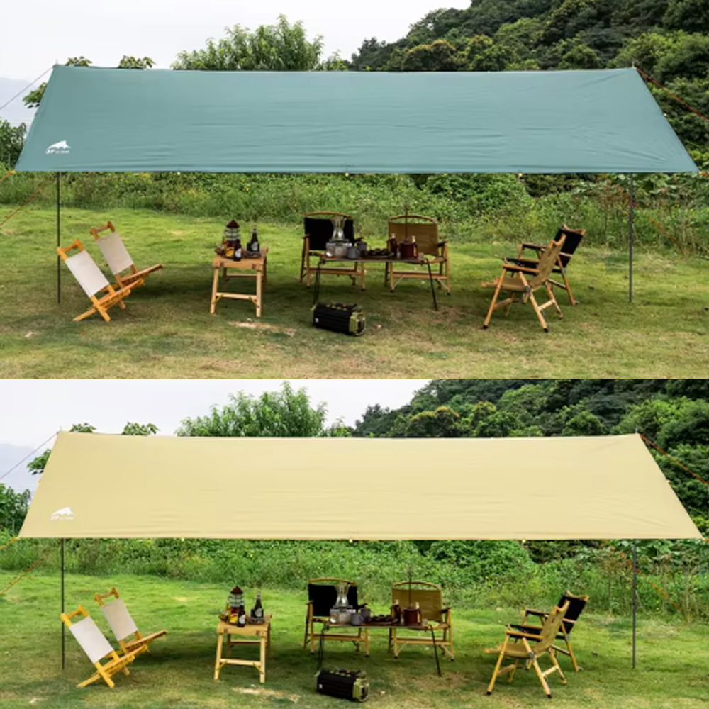 3F UL GEAR 렉타 타프 캠핑 경량 그늘막 바람막이 폴대포함 5x3m