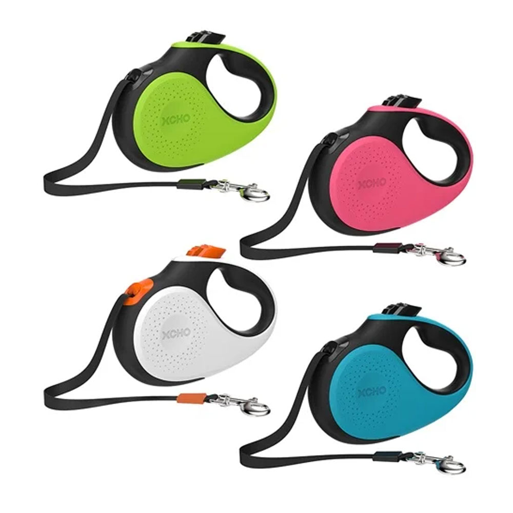 엑스초 블랙라인 강아지 반려견 자동리드줄 중형견 산책줄 리드줄 M