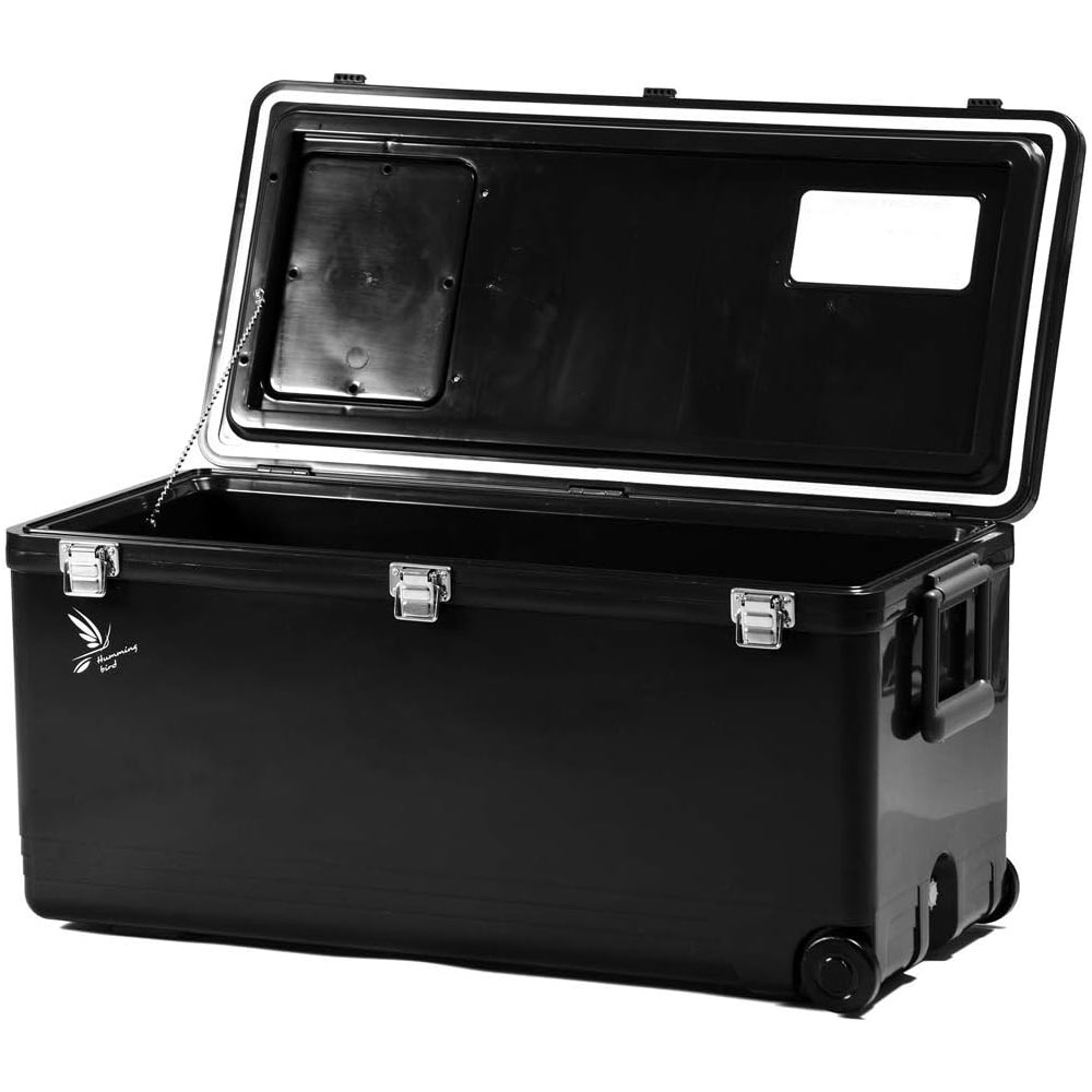 신와 블랙 캠핑 바퀴달린 아이스박스 대형 쿨러 48L