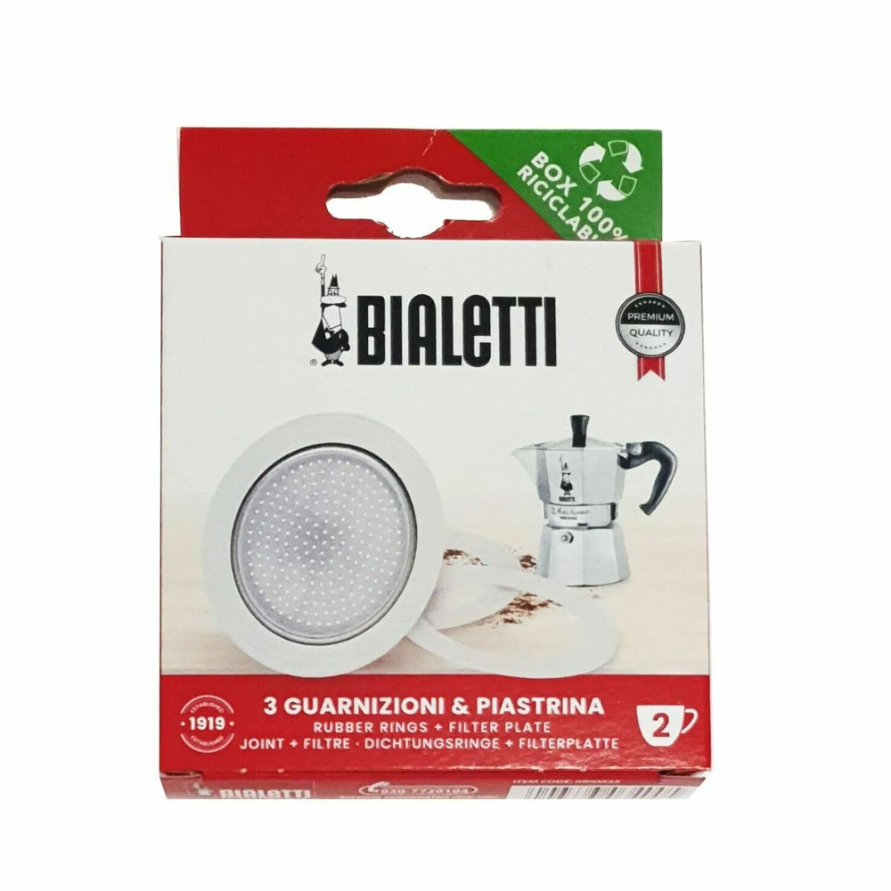 비알레띠 모카포트 고무가스켓 3개입 필터 부품 2컵용