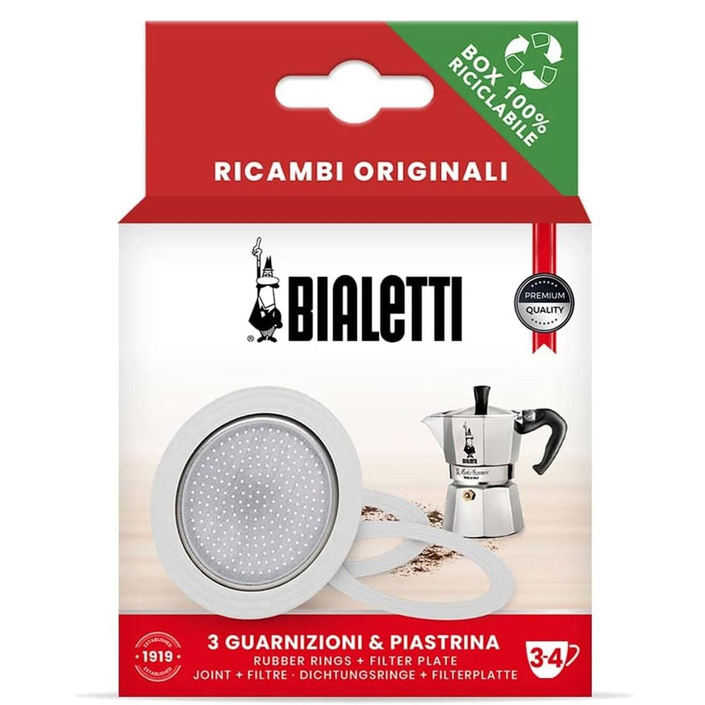 비알레띠 모카포트 실리콘 고무가스켓 3개입 브리카2컵 모카3/4컵