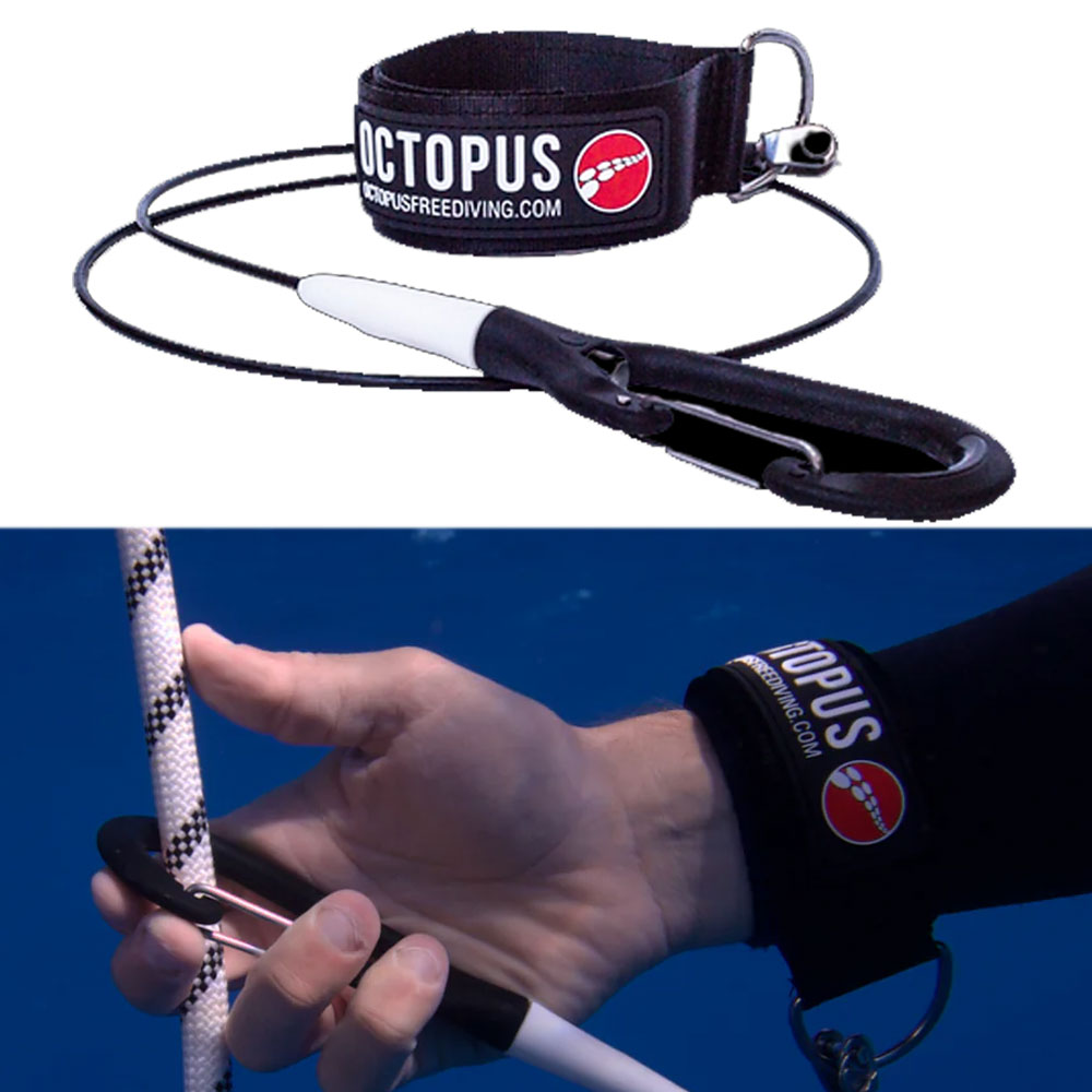 옥토퍼스 프리다이빙 랜야드 세이프티 랜야드 120cm