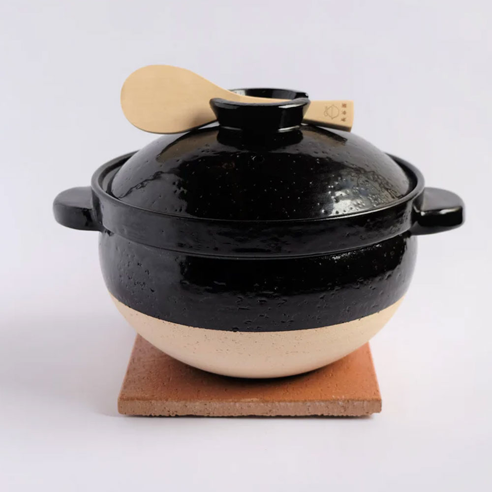 나가타니엔 이가모노 가마도상 직화 밥솥 뚝배기 도자기솥 2-3인용