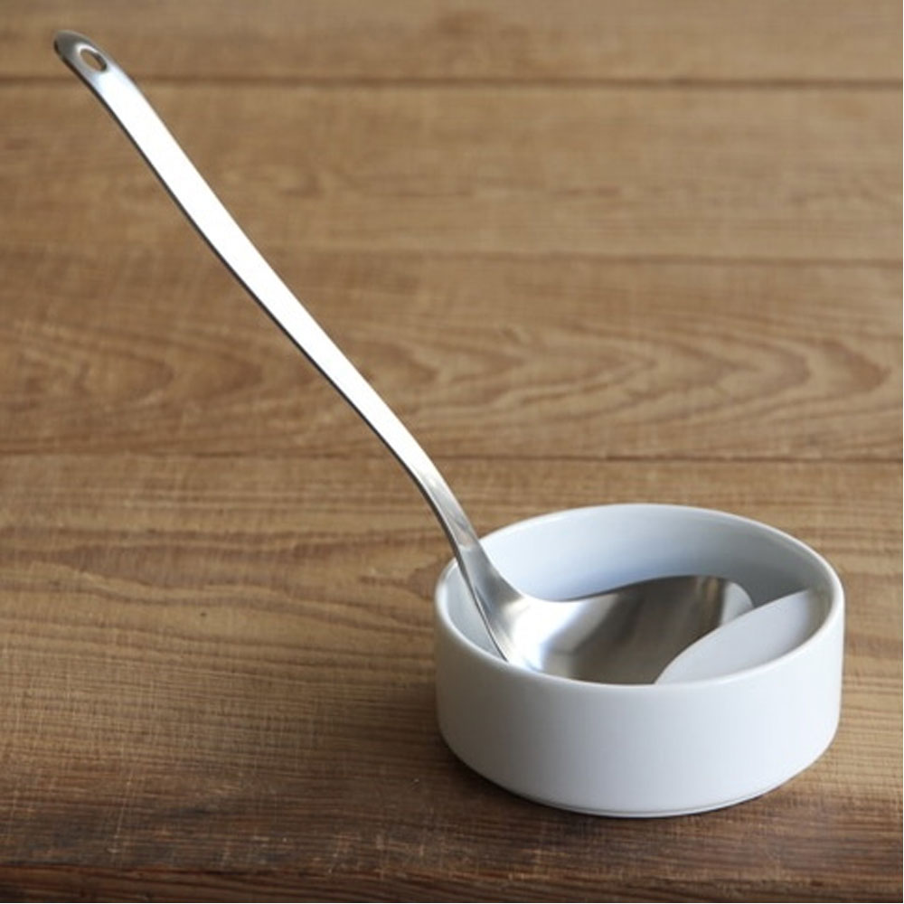 일본 키하라 시타쿠 스푼 국자 받침 조리도구 도자기 받침대