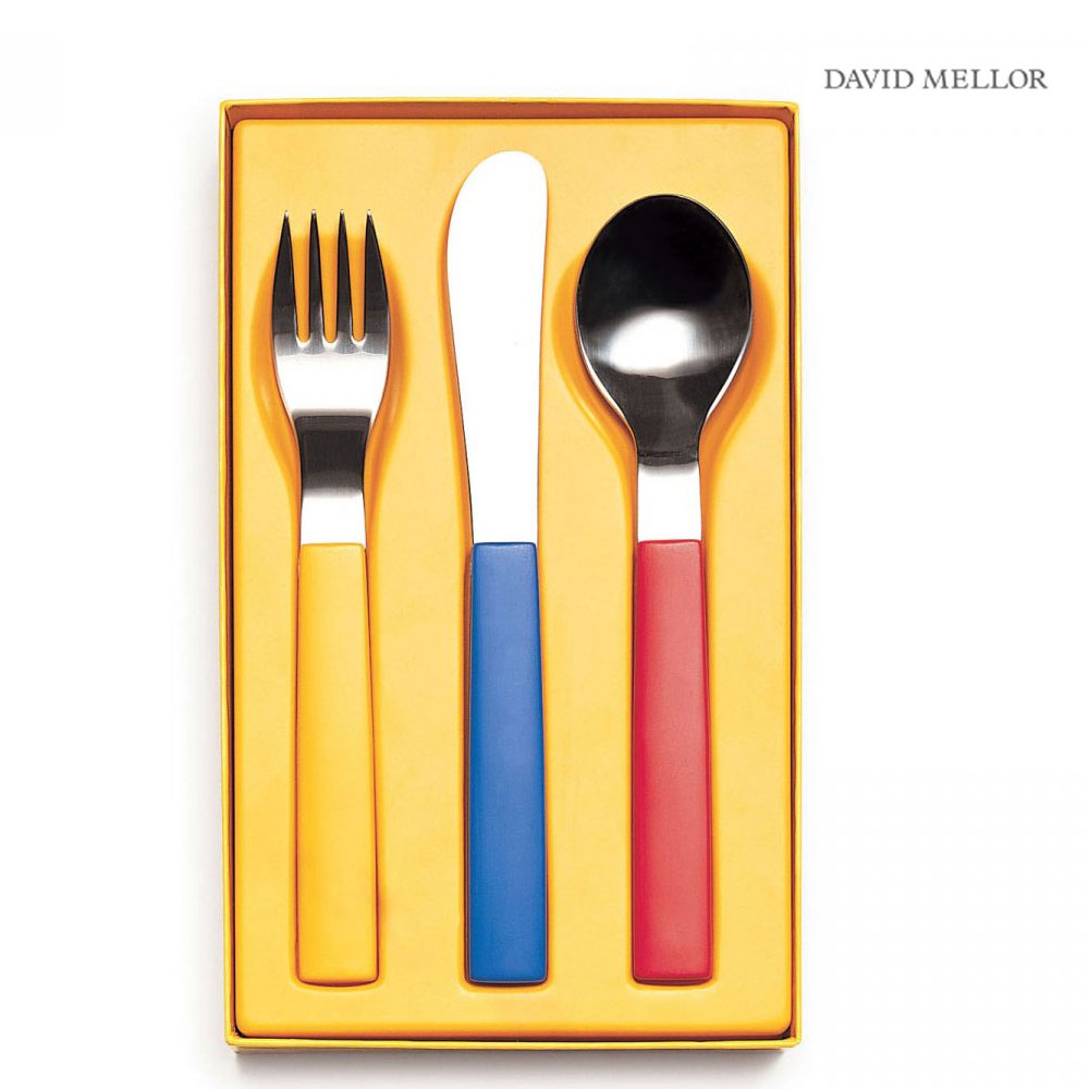 데이비드멜러 어린이 키즈 양식기 커트러리 3P세트