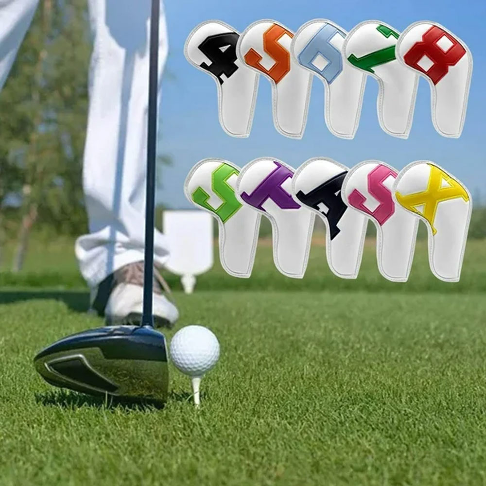 골프채 아이언 가죽 커버세트 아이언커버 10P 세트