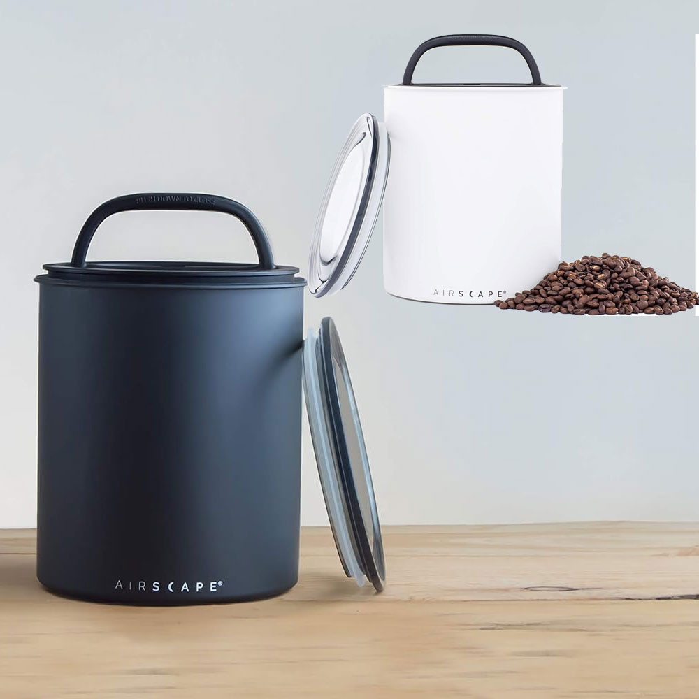 에어스케이프 진공 밀폐 원두 보관용기 스텐 커피 보관통 1kg