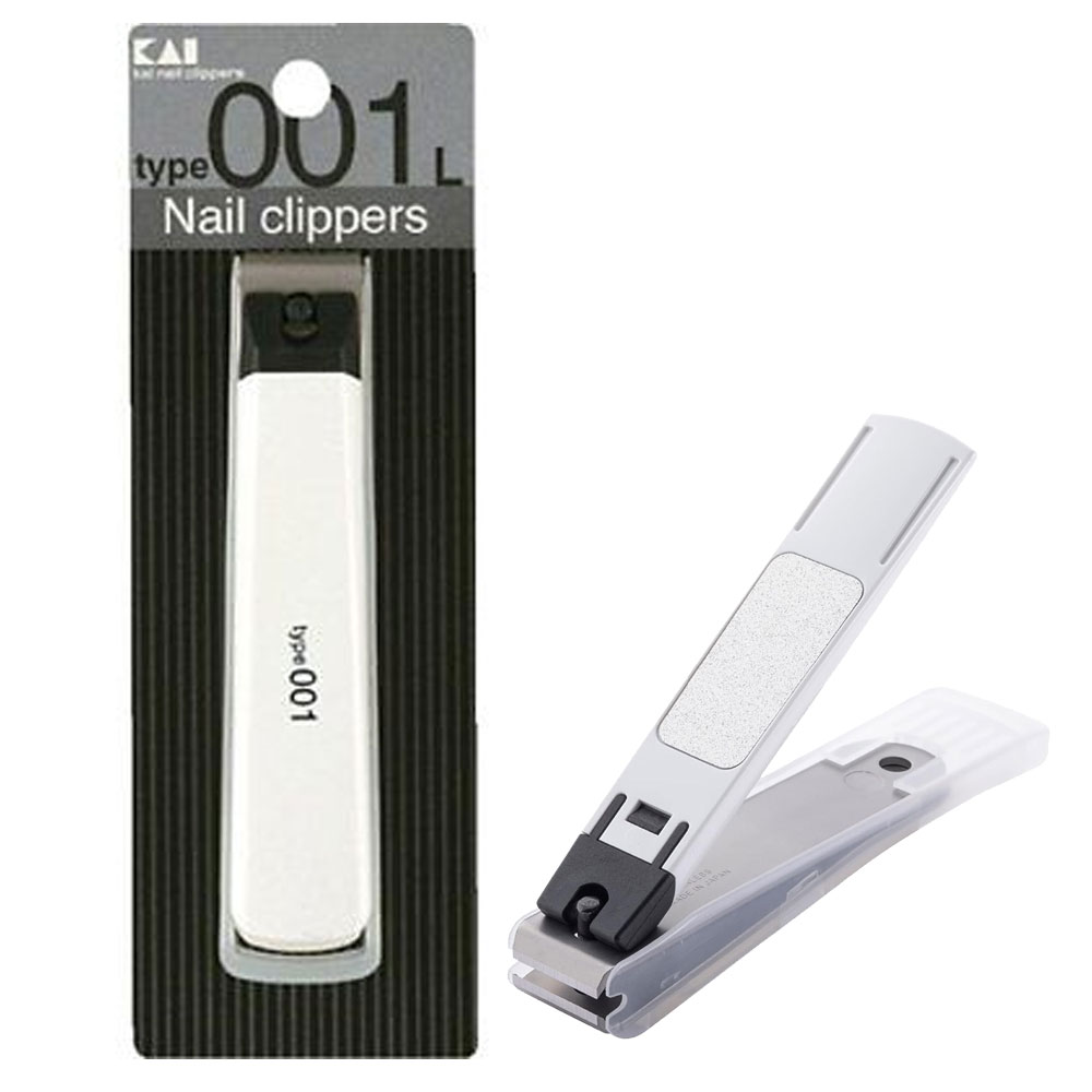 일본 카이 화이트 손톱깎이 발톱깍기 001타입 L사이즈