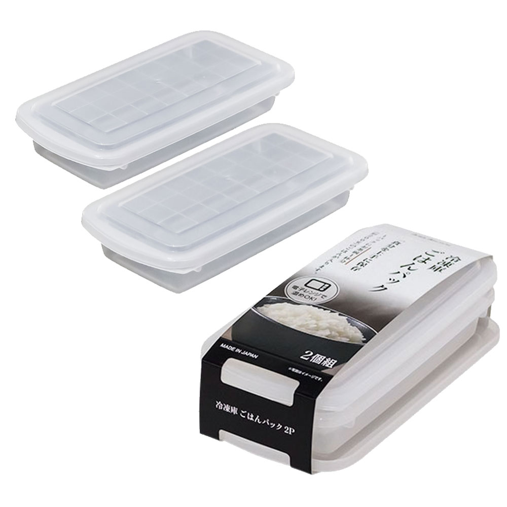 일본 전자렌지 냉동밥 보관용기 2P세트 사나다 밥팩 소사이즈