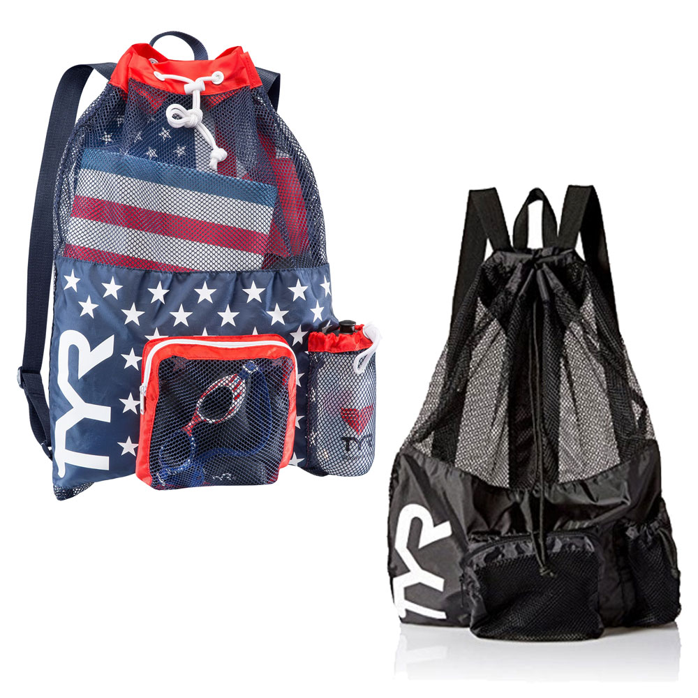 티어 TYR 빅 메쉬 백팩 수영가방 물놀이백팩