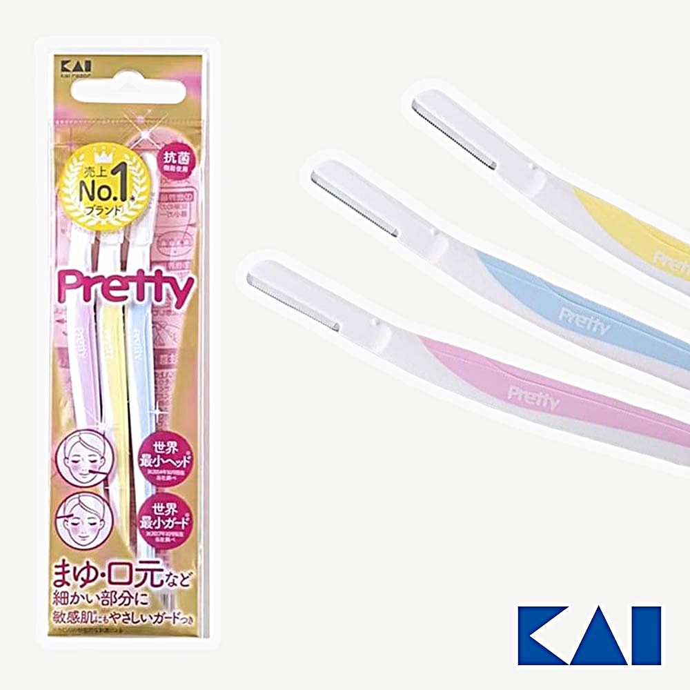 일본 카이 슬림 프리티 눈썹칼 눈썹정리 3P