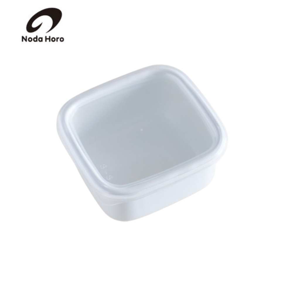 노다호로 일본 법랑 사각 밀폐용기 반찬통 저장 보관 용기 320ml S