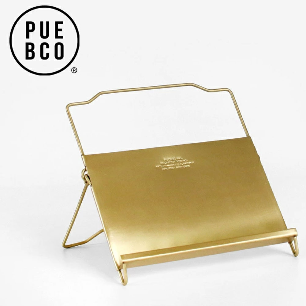푸에브코 브라스 태블릿 거치대 접이식 책 노트북 스탠드 받침대