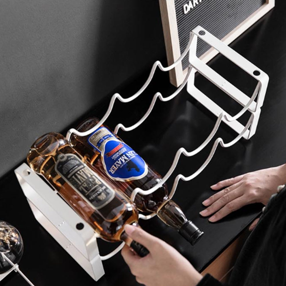 바이탑 철제 와인렉 적층형 와인병 거치대 1단