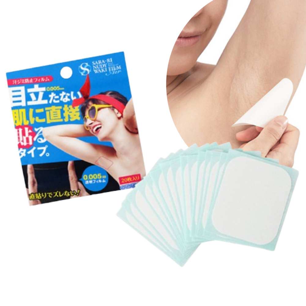 사라리 겨땀 투명패치 겨드랑이 땀 패드 에어형 20매