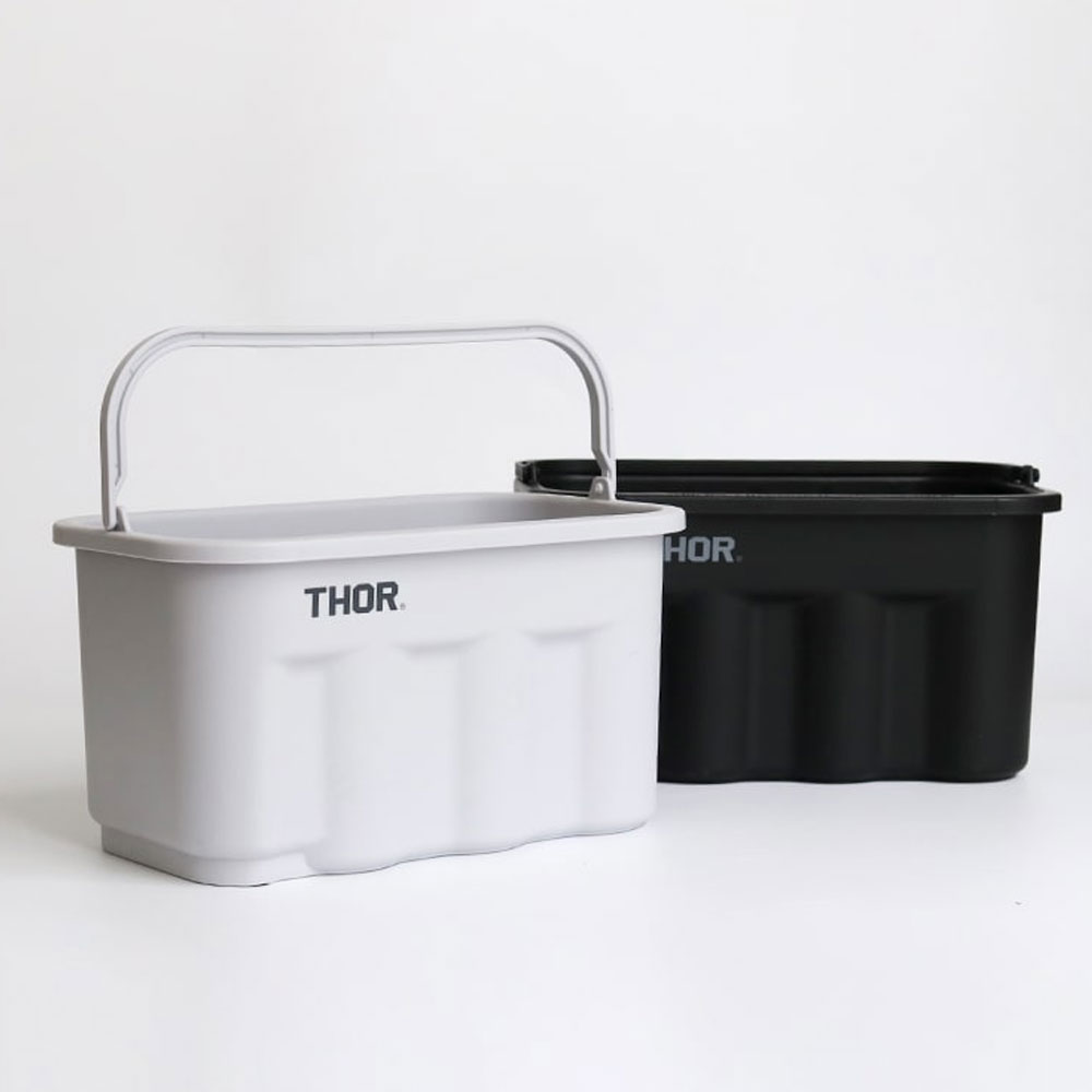 토르 컨테이너 다용도 버킷 수납 손잡이 바구니 9.5L