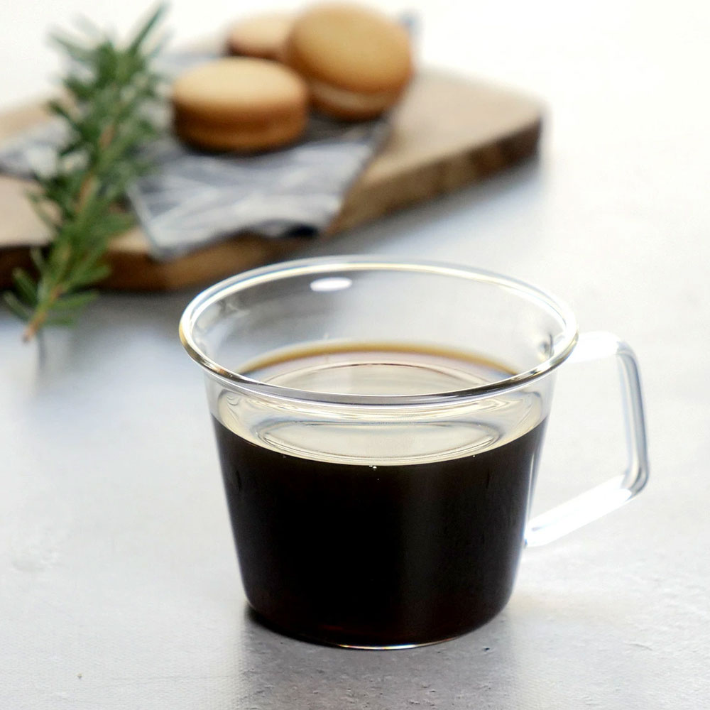 킨토 캐스트 시리즈 내열유리 커피잔 유리 머그컵 220ml