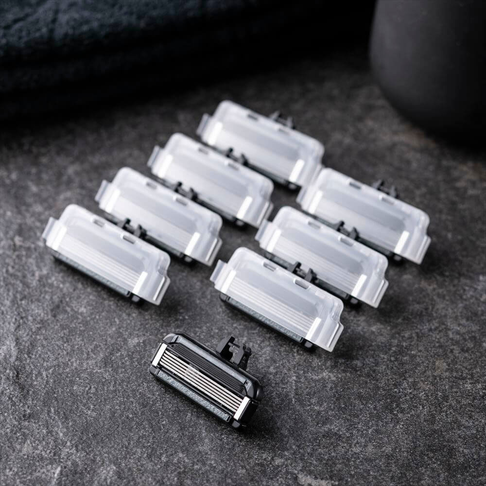 카이 일본 남자 면도기 아우거 교체용 면도날 8개입