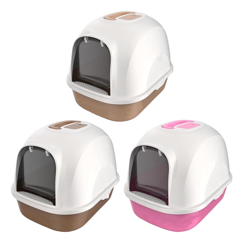 바이탑 대형 고양이 배변통 사막화방지 후드형 화장실