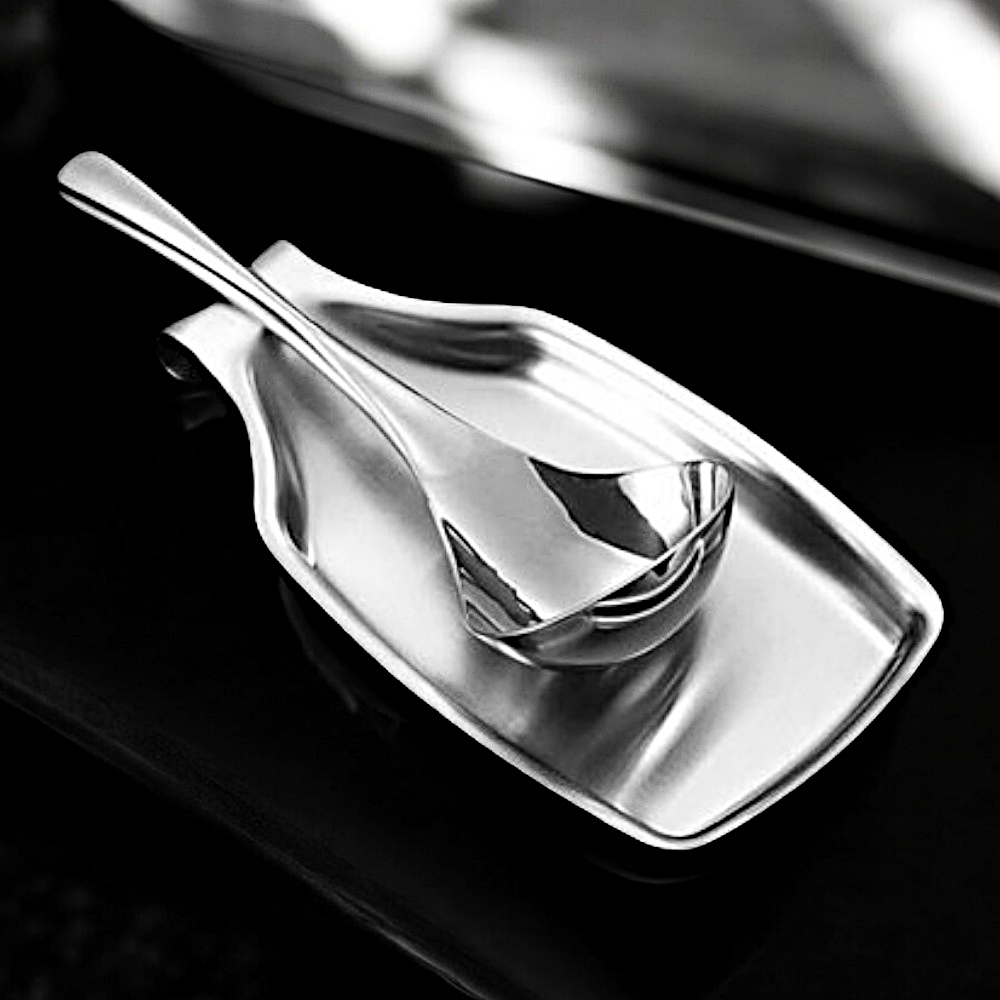 바이탑 스테인리스 조리도구 거치대 국자 받침대 트레이