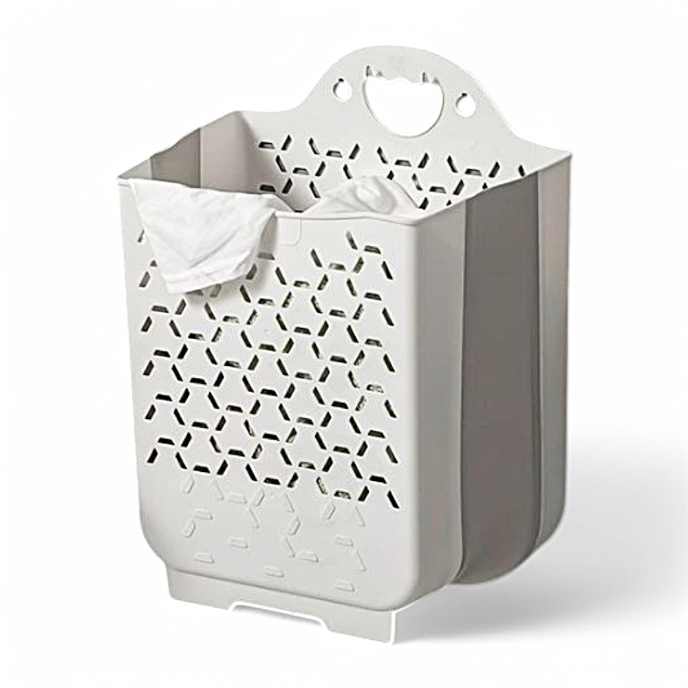 바이탑 접이식 벽걸이 세탁바구니 틈새 세탁 빨래바구니 빨래통 특대형