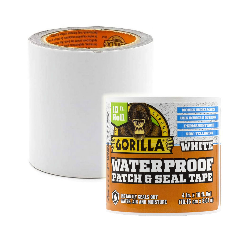 Gorilla 패치&씰 초강력 보수 방수테이프 화이트 10.16cmX3.04M