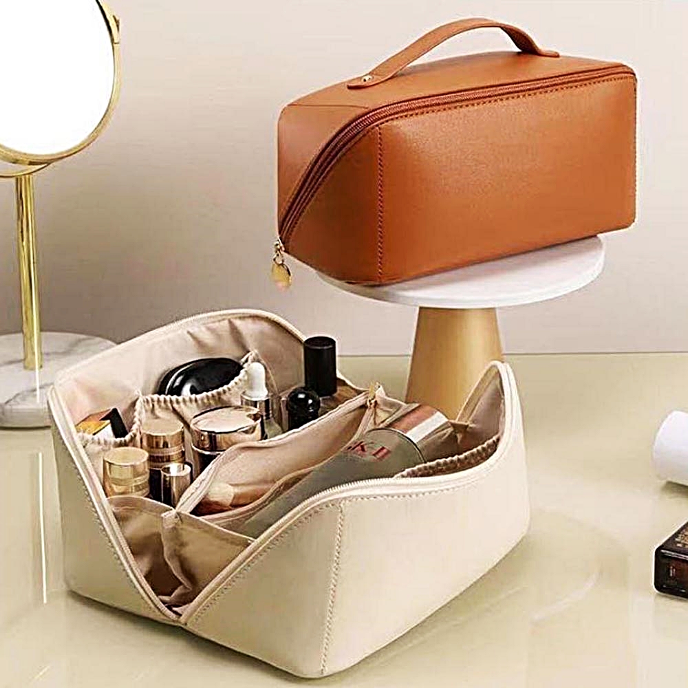 바이탑 휴대용 지퍼 파우치백 여행용 화장품파우치 메이크업 수납 박스
