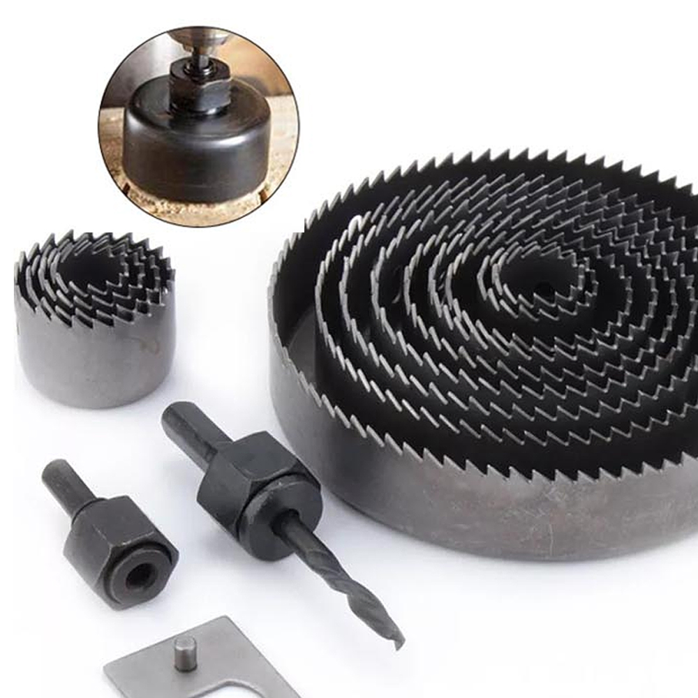 바이탑 목공홀쏘 목재타공 16P세트 홀커터 홀쏘세트 목공용 홀소