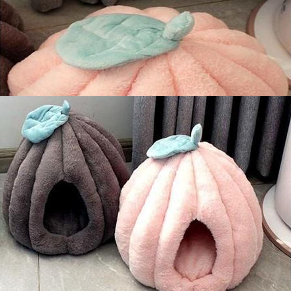 바이탑 호박 모양 강아지집 하우스 고양이집 숨숨집 방석 텐트 XL사이즈