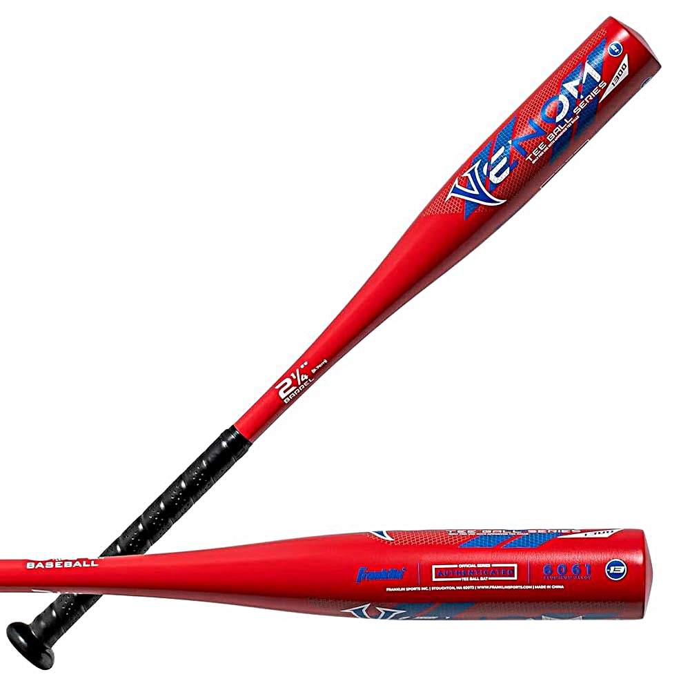 프랭클린 알루미늄 유소년 야구배트 베놈 레드