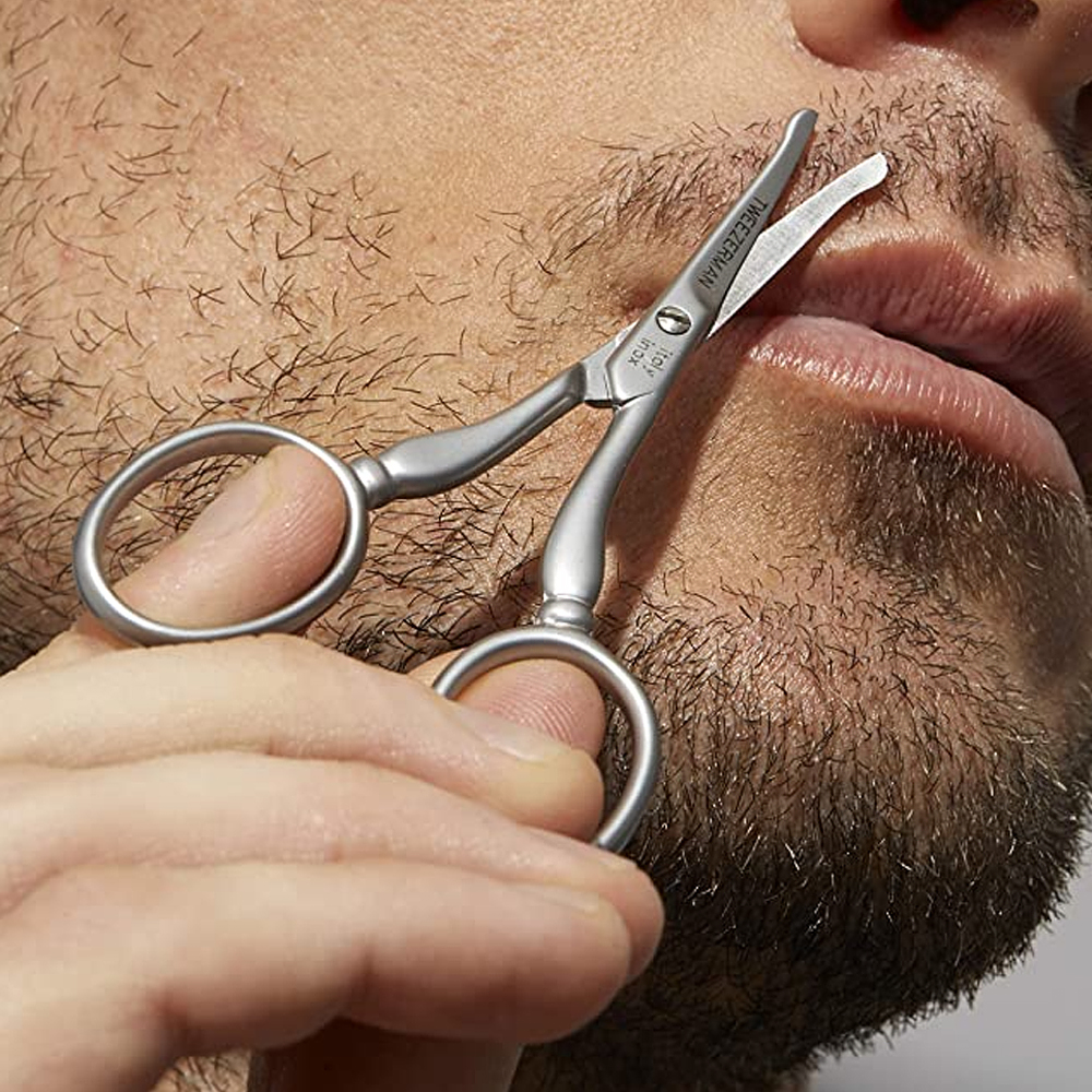 트위저맨 코털 수염 가위 스텐 페이셜 헤어 가위
