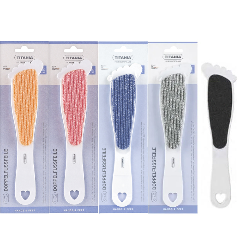 티타니아 양면 풋파일 발바닥 발 굳은살 발뒤꿈치 각질제거 발밀이