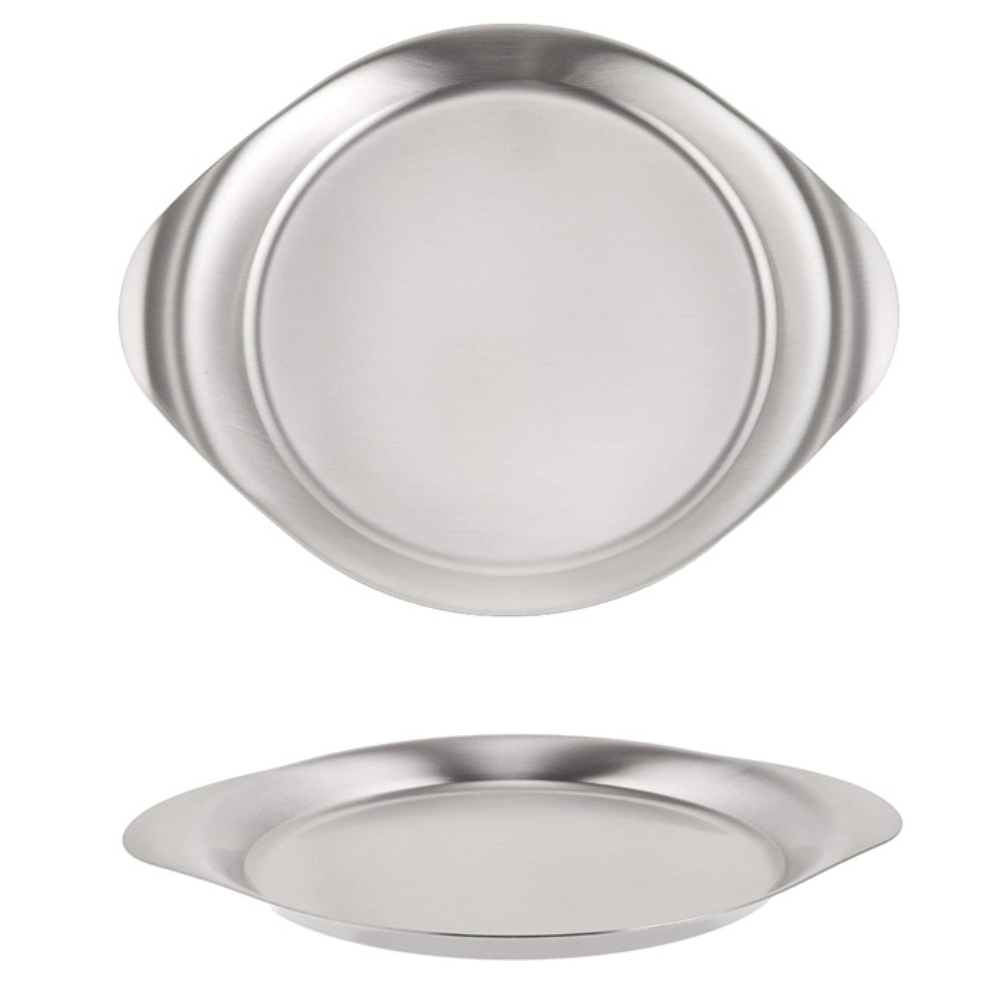 소리야나기 스테인리스 케잌 브런치 쟁반 플레이트 25cm