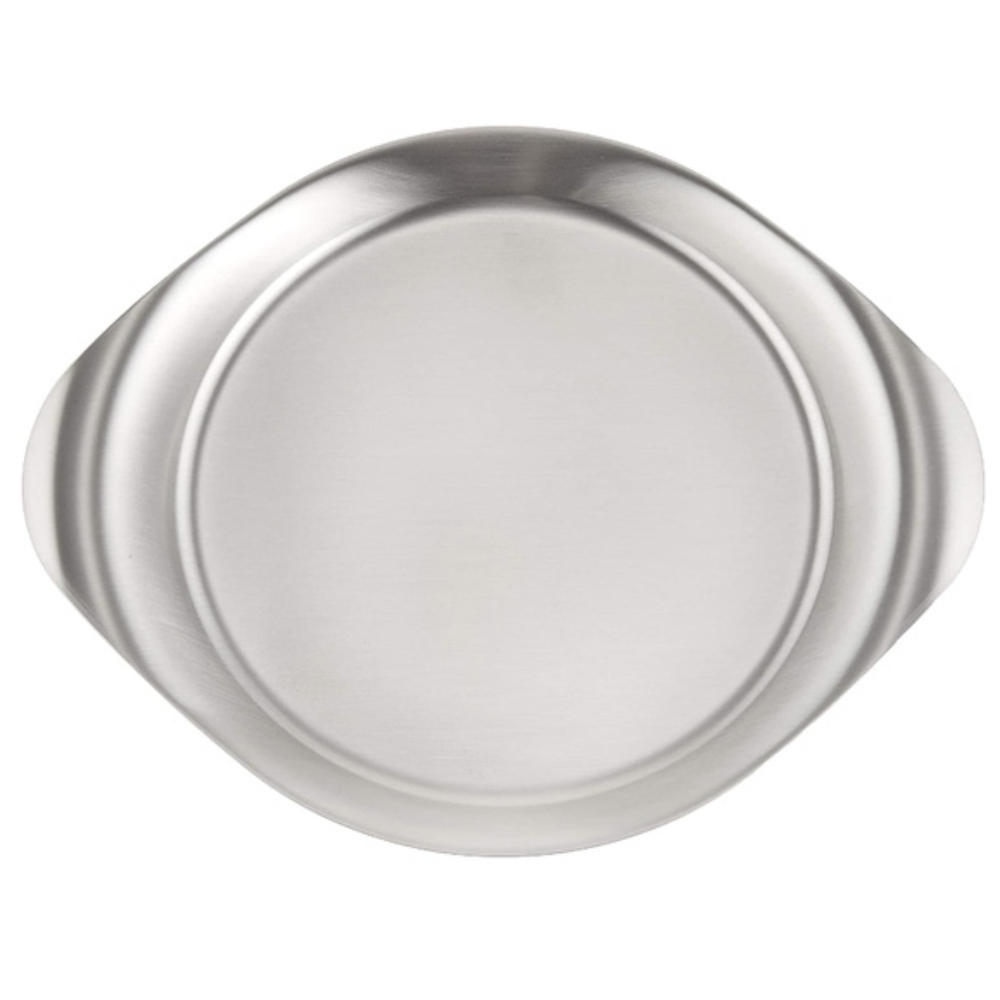 소리야나기 스테인레스 브런치 접시 플레이트 쟁반 32cm