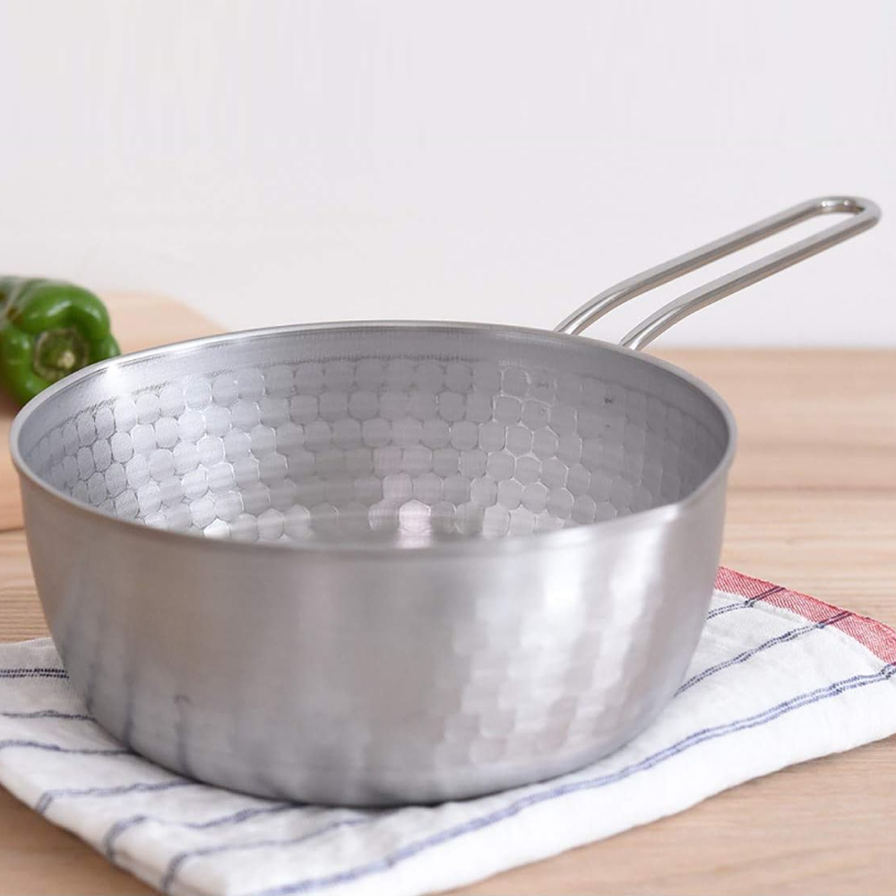 일본 아네스트 올스테인리스 편수냄비 18cm 유키히라 라면냄비