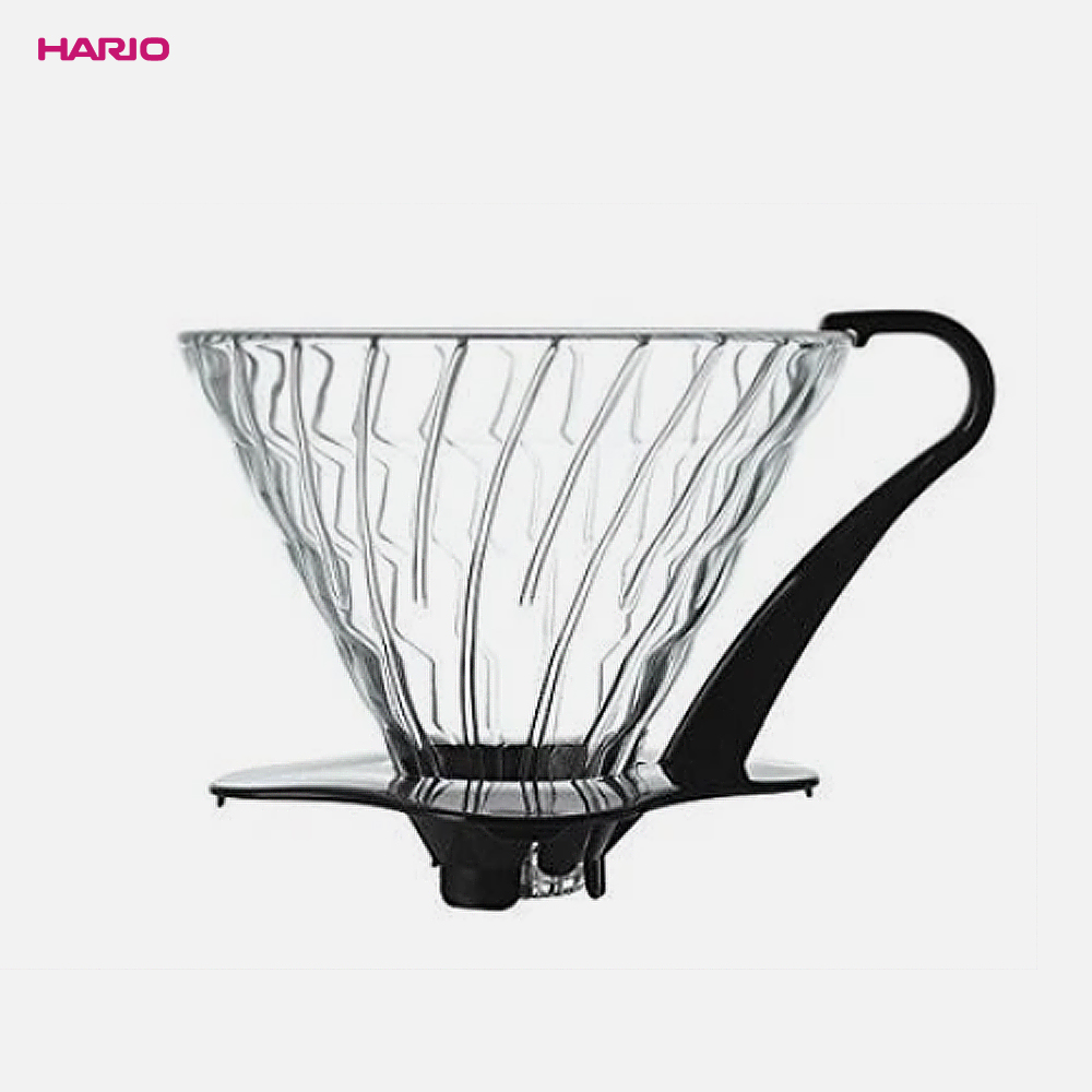 일본 하리오 핸드드립 커피 드리퍼 글라스 드립퍼 1-6잔용 VDGN-03-B
