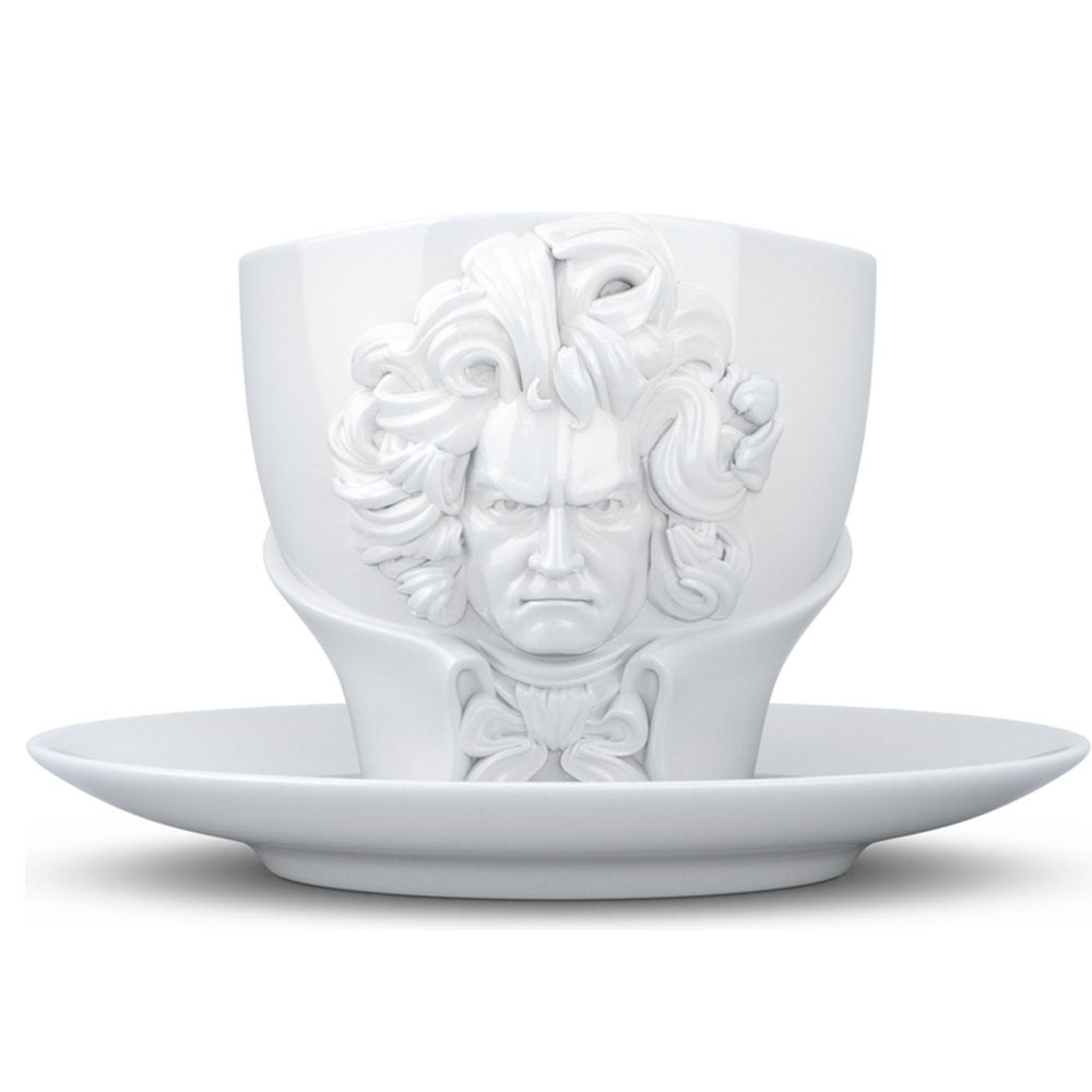 타쎈 TASSEN 베토벤 커피잔 컵앤소서 세트 260ml