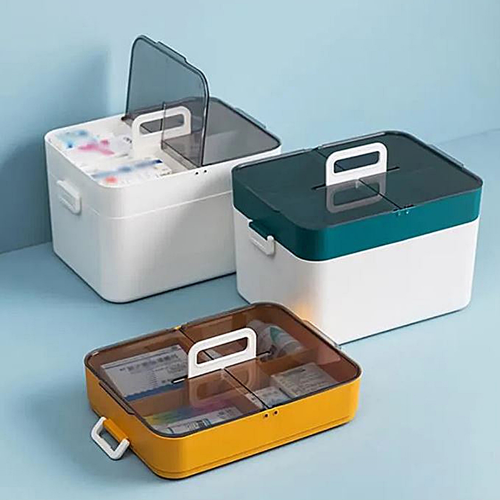 바이탑 가정용 휴대 약통케이스 구급상자 응급키트