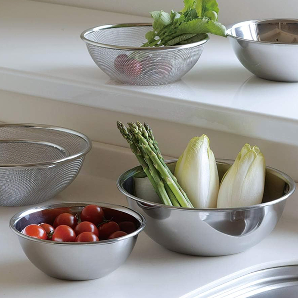 일본 시모무라 올스텐 채반 볼 세트 채망 믹싱볼 6p 세트