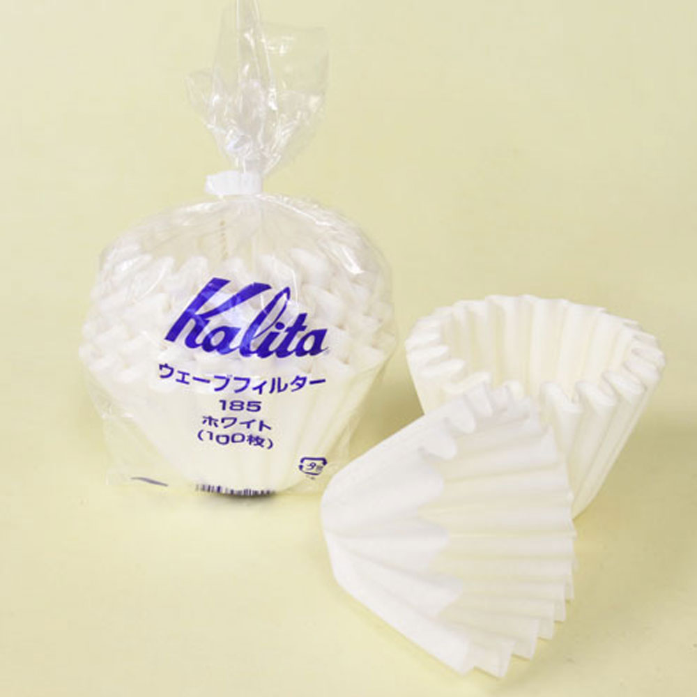 칼리타 웨이브 커피필터 185 핸드드립 여과지 100매입 비닐포장