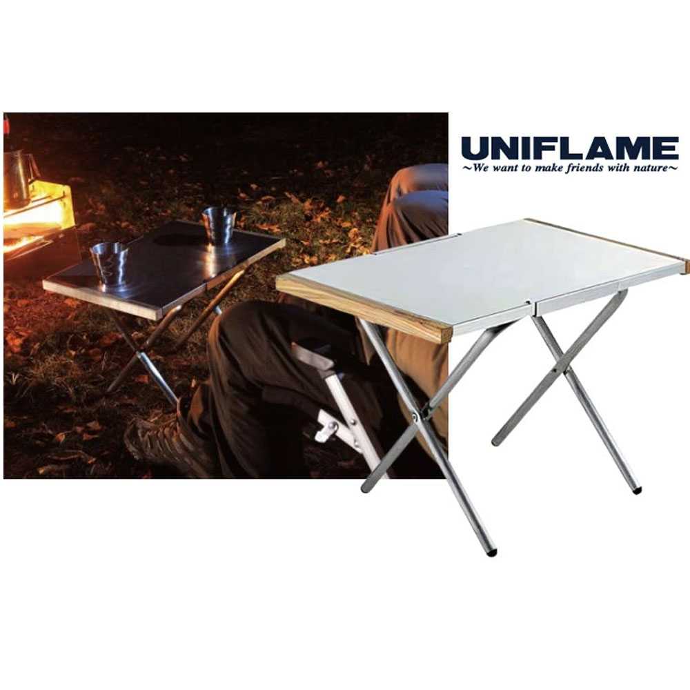 일본 유니프레임 파이어테이블 접이식 캠핑 모닥불테이블 M