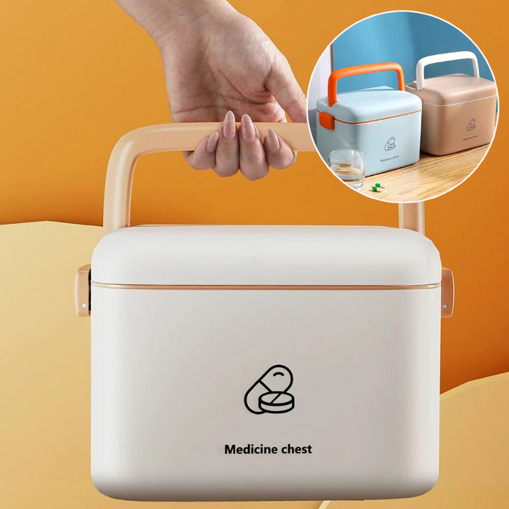 바이탑 약 보관함 가정용 약통 케이스 구급상자 L사이즈