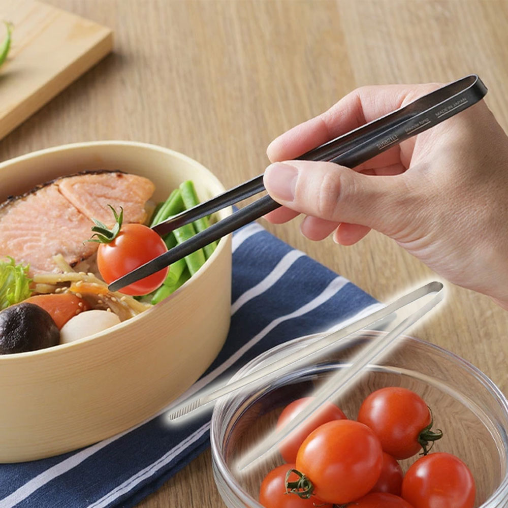 일본 아이디어 세키카와 젓가락 집게 스텐 캠핑 고기 요리 집게