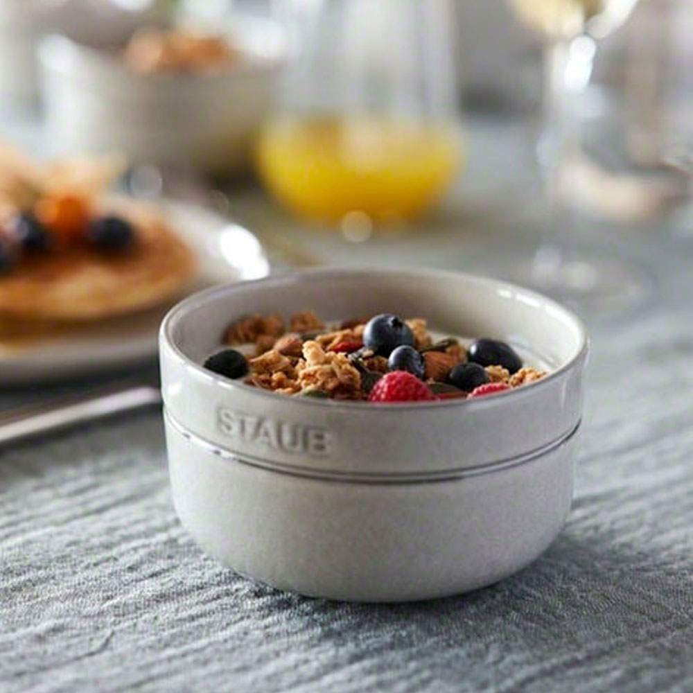 스타우브 화이트트러플 세라믹 보울 디저트볼 밥공기 10cm