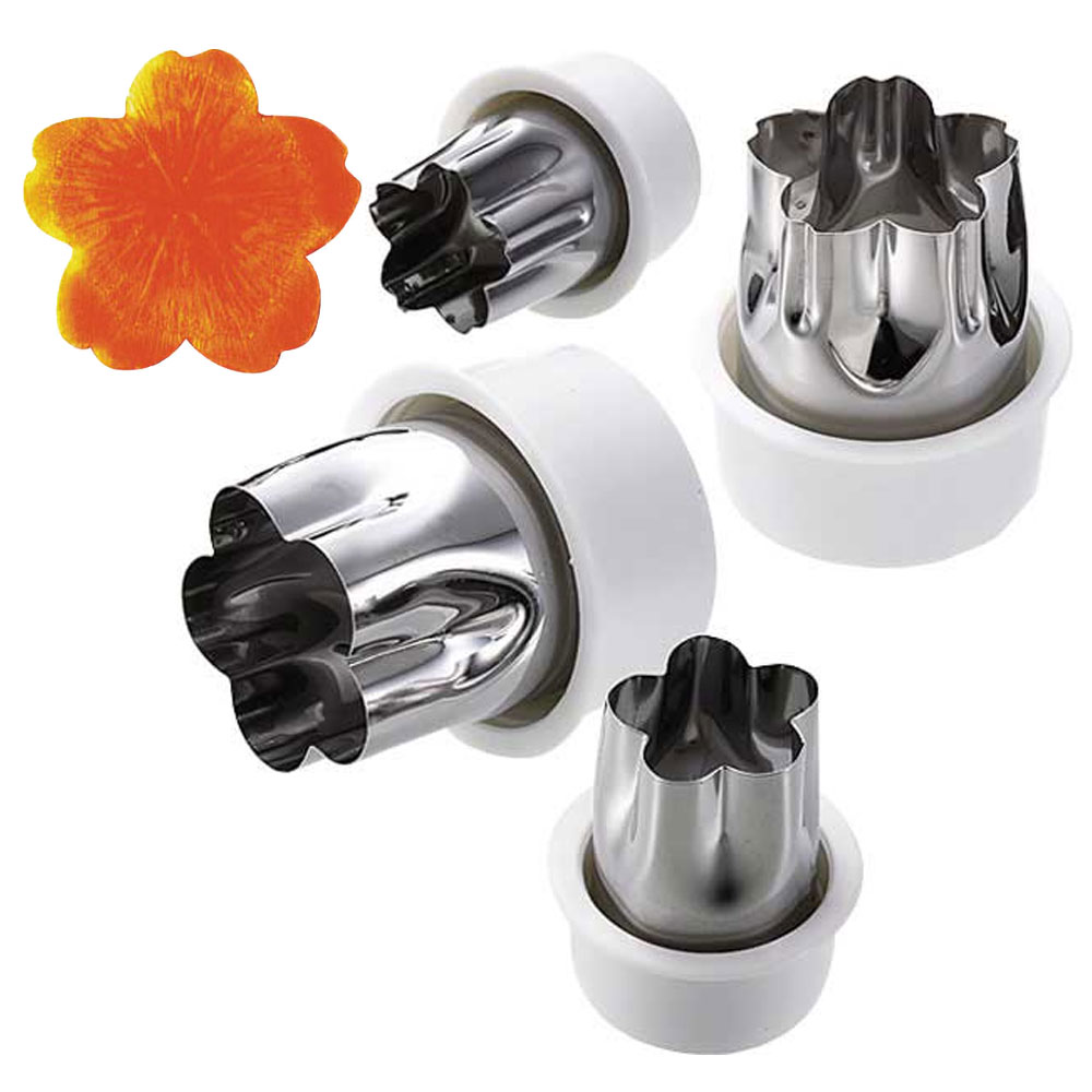 일본 펄라이프 꽃모양 모양틀 사쿠라 쿠키커터 야채 모양틀 4P